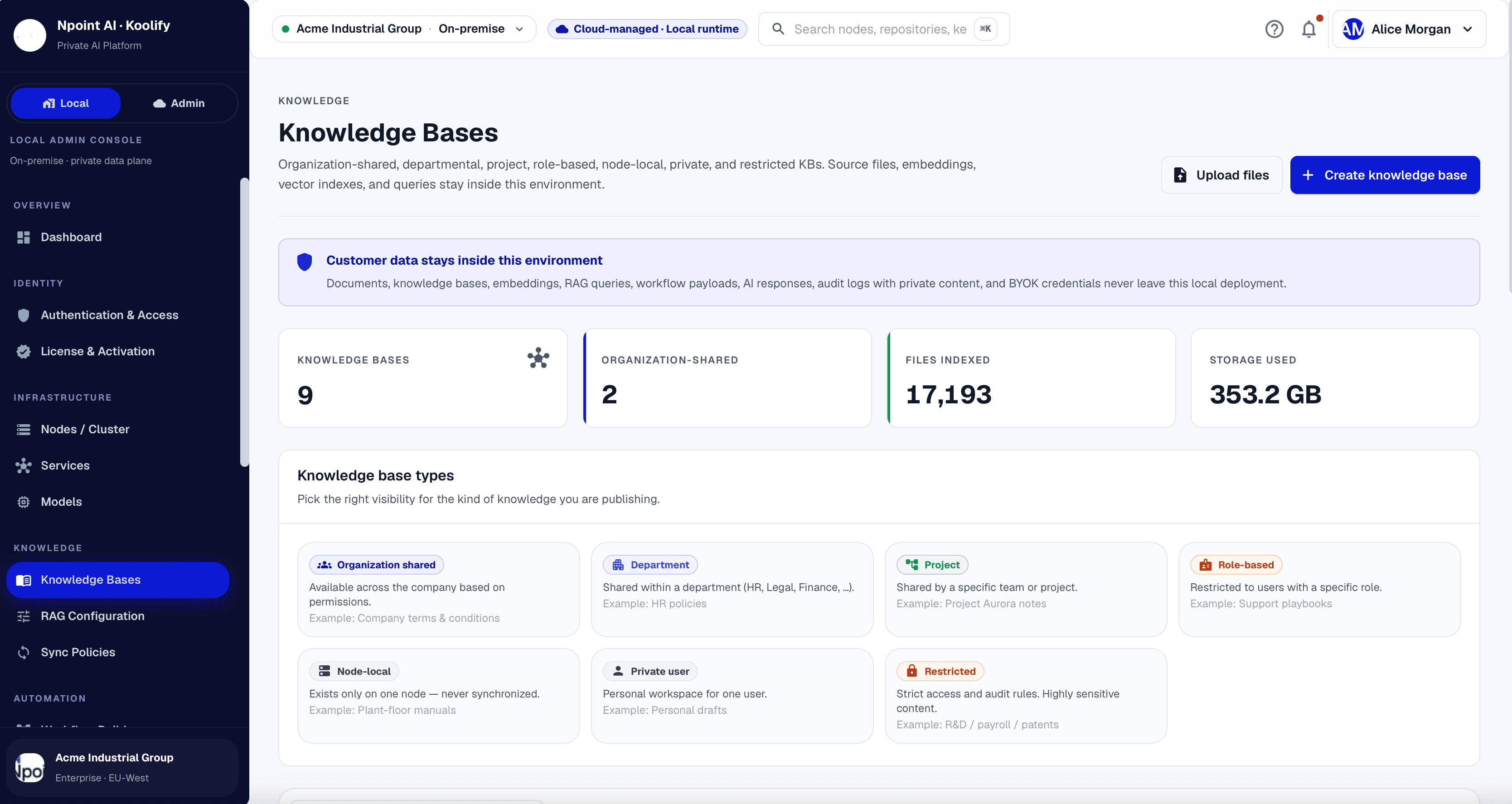 KoolBox knowledge base management interface